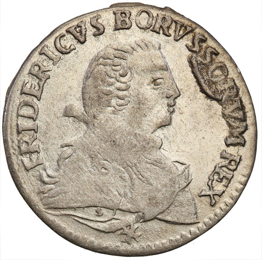 Niemcy, Prusy. Fryderyk II (1740-1786). Szóstak 1752 E, Królewiec